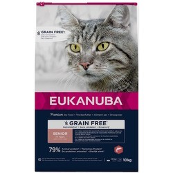 Корм для кошек Eukanuba Senior Grain Free Salmon 10 kg
