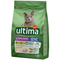 Корм для кошек Ultima Senior Sterilised Chicken 3 kg
