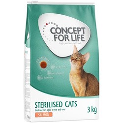 Корм для кошек Concept for Life Sterilised Cats Salmon  3 kg