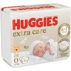 Подгузники (памперсы) Huggies Extra Care 0 / 25 pcs
