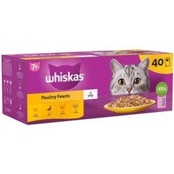 Корм для кошек Whiskas 7+ Poultry Feasts in Jelly  40 pcs