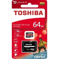 Карты памяти Toshiba Exceria M303 microSD 64&nbsp;ГБ