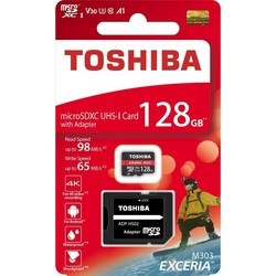 Карты памяти Toshiba Exceria M303 microSD 128&nbsp;ГБ