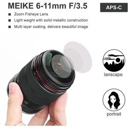 Объективы Meike 6-11mm f/3.5 Fisheye