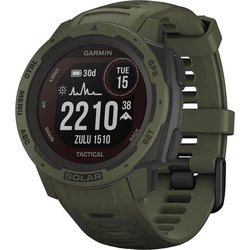 Смарт часы и фитнес браслеты Garmin Instinct  Solar Tactical (черный)
