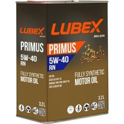 Моторные масла Lubex Primus RN 5W-40 3.2L 3.2&nbsp;л