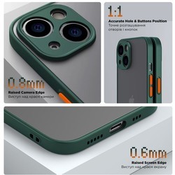 Чехлы для мобильных телефонов ArmorStandart Frosted Matte Ring for Redmi Note 12 (зеленый)