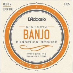 Струны DAddario Phosphor Bronze Banjo 10-23