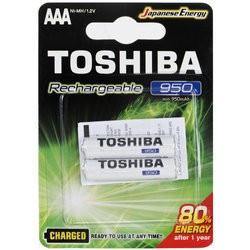 Аккумуляторы и батарейки Toshiba 2xAAA 950 mAh