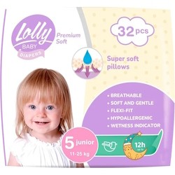 Подгузники (памперсы) Lolly Premium Soft Diapers 5 / 32 pcs