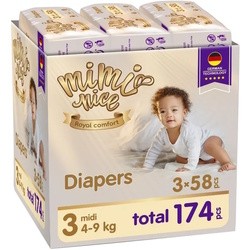 Подгузники (памперсы) Mimi Nice Royal Comfort Diapers 3 / 174 pcs