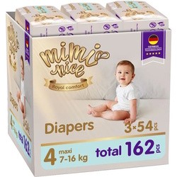 Подгузники (памперсы) Mimi Nice Royal Comfort Diapers 4 / 162 pcs