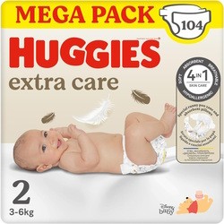 Подгузники (памперсы) Huggies Extra Care 2 / 104 pcs