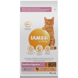 Корм для кошек IAMS Vitality Adult Sensitive Digestion Turkey  3 kg