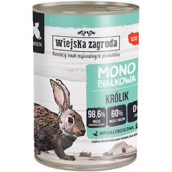 Корм для кошек Wiejska Zagroda Adult Monoprotein Cat Can with Rabbit 400 g