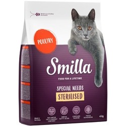 Корм для кошек Smilla Adult Sterilised Poultry  4 kg