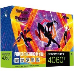 Видеокарты ZOTAC GeForce RTX 4060 Ti 16GB AMP SPIDER-MAN