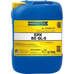 Трансмиссионные масла Ravenol EPX 80 GL-5 10&nbsp;л