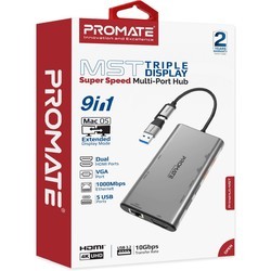 Картридеры и USB-хабы Promate PrimeHub-MST