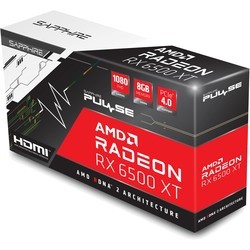 Видеокарты Sapphire PULSE Radeon RX 6500 XT 8G GDDR6