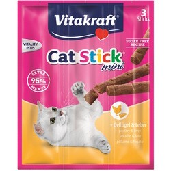 Корм для кошек Vitakraft Cat Stick Classic Poultry/Liver  18 g