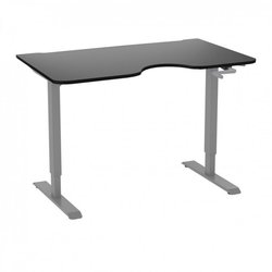 Офисные столы AOKE Manual ErgoLife 138x80 (серебристый)