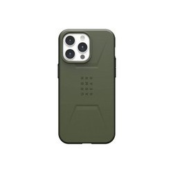 Чехлы для мобильных телефонов UAG Civilian with Magsafe for iPhone 15 Pro (оливковый)