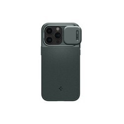 Чехлы для мобильных телефонов Spigen Optik Armor (MagFit) for iPhone 15 Pro Max (зеленый)