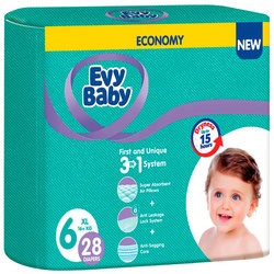 Подгузники (памперсы) Evy Baby Diapers 6 / 28 pcs