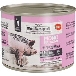 Корм для кошек Wiejska Zagroda Adult Monoprotein Cat Can with Pork 200 g