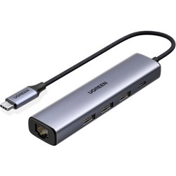 Картридеры и USB-хабы Ugreen UG-20932 (серебристый)