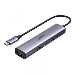 Картридеры и USB-хабы Ugreen UG-20932 (серый)