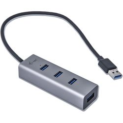Картридеры и USB-хабы i-Tec USB-C Metal HUB 4 Port