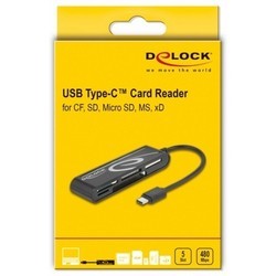 Картридеры и USB-хабы Delock 91739