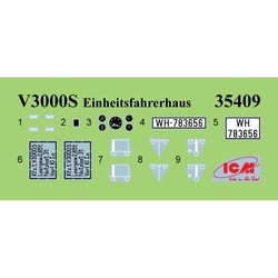 Сборные модели (моделирование) ICM V3000S Einheitsfahrerhaus (1:35)