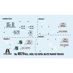 Сборные модели (моделирование) ITALERI Opel Blitz Radio Truck (1:35)