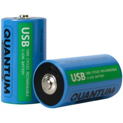 Аккумуляторы и батарейки Quantum 2xD 5200 mAh USB Type-C