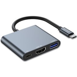 Картридеры и USB-хабы Tech-Protect V1-HUB Adapter 3in1