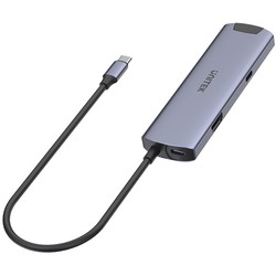 Картридеры и USB-хабы Unitek 6-in-1 Multiport USB-C HUB