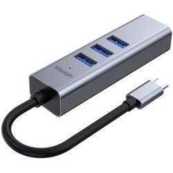 Картридеры и USB-хабы Unitek uHUB Q4+ 4-in-1 USB-C Ethernet Hub
