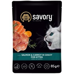 Корм для кошек Savory Kitten Pouch Salmon\/Carrot in Gravy 85 g