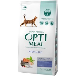 Корм для кошек Optimeal Adult Sterilised with Salmon  1.5 kg