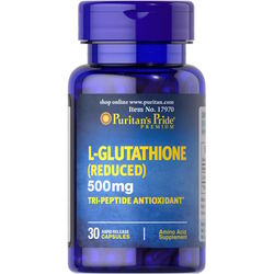 Аминокислоты Puritans Pride L-Glutathione Reduced 500 mg 30 cap