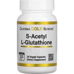 Аминокислоты California Gold Nutrition S-Acetyl L-Glutathione 30 cap