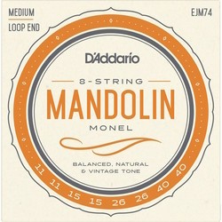 Струны DAddario Monel Mandolin 8-String 11-40