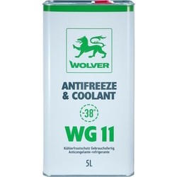Охлаждающая жидкость Wolver Antifreeze & Coolant WG11 Green Ready To Use 5&nbsp;л
