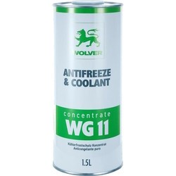 Охлаждающая жидкость Wolver Antifreeze & Coolant WG11 Green Concentrate 1.5&nbsp;л