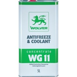 Охлаждающая жидкость Wolver Antifreeze & Coolant WG11 Green Concentrate 5&nbsp;л