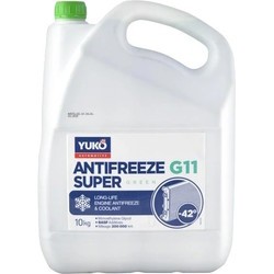 Охлаждающая жидкость YUKO Antifreeze Super G11 Green 10&nbsp;л