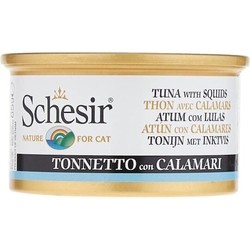Корм для кошек Schesir Adult Canned Tuna\/Squid 85 g